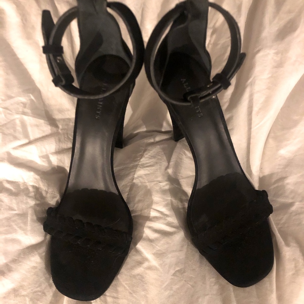 All Saints Suede Heels